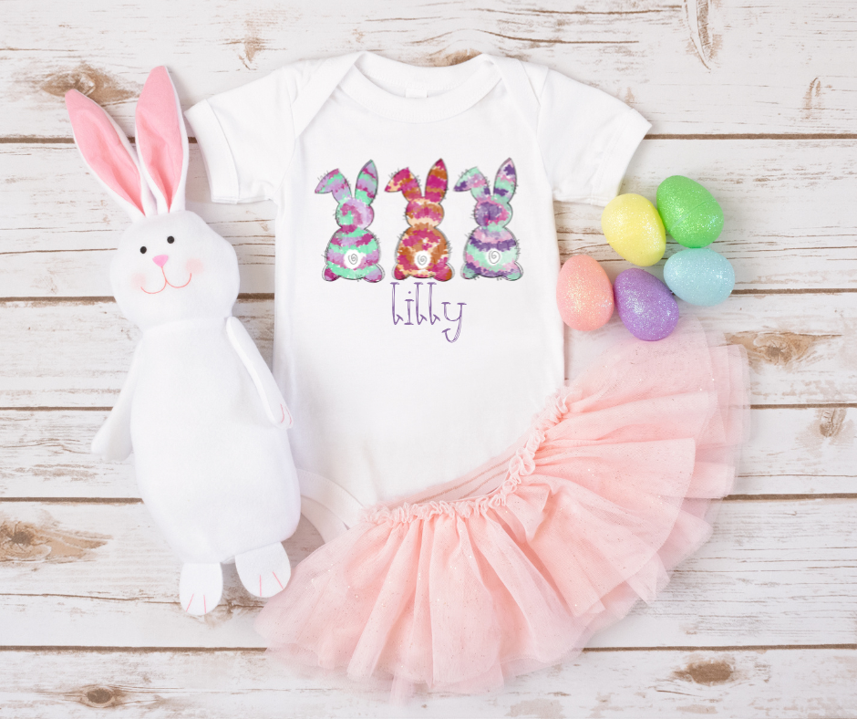 Tie Dye Easter Bunnies