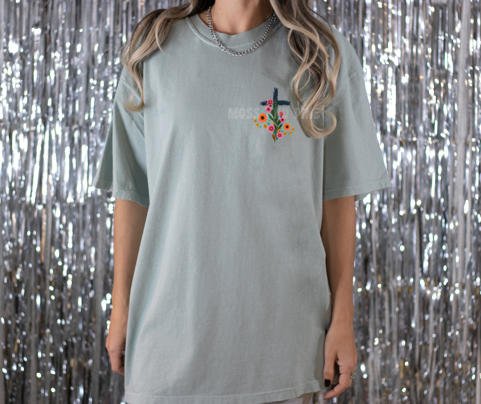 He Has Risen Back Graphic