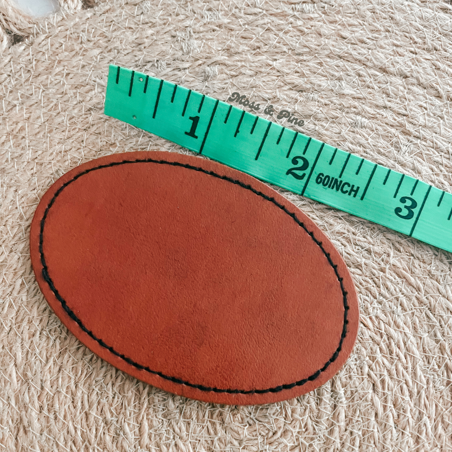Personalized Faux Leather Patch Boonie Hats