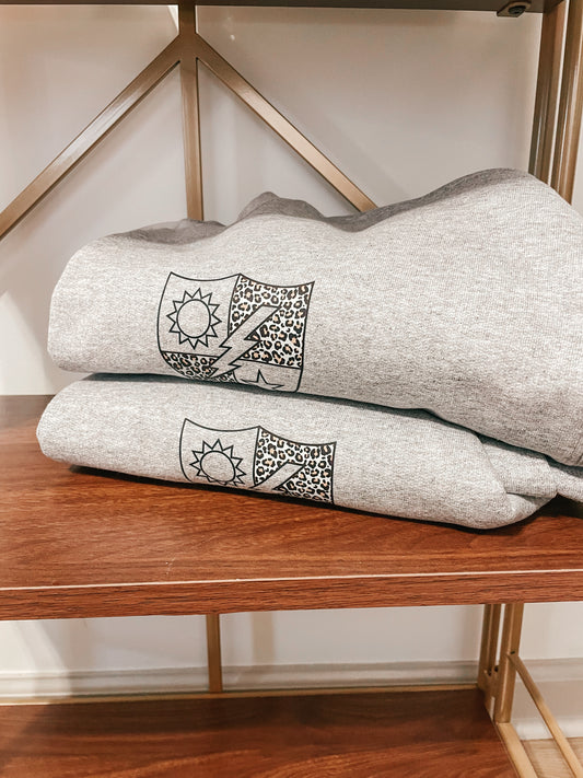 Leopard Print Ranger Pullover