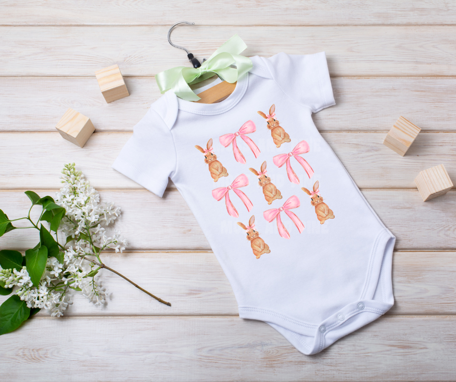 Pink Coquette Easter Bunnies