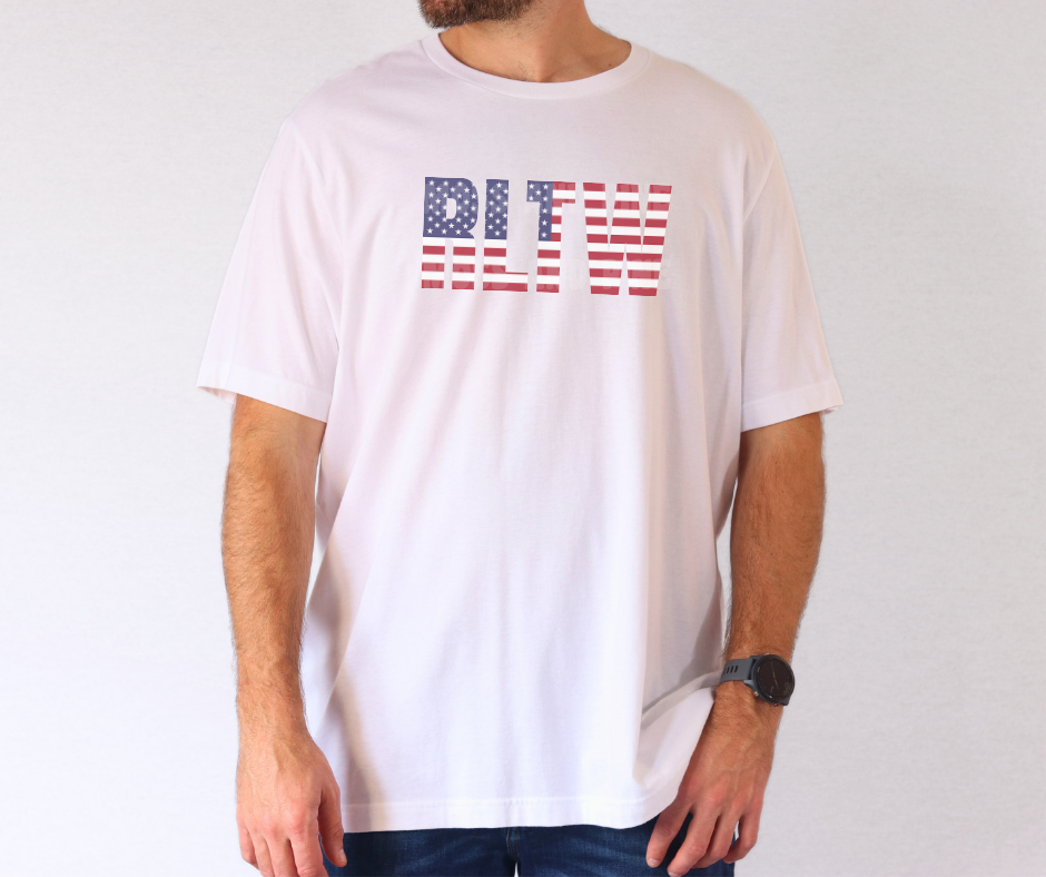 American Flag RLTW Tee