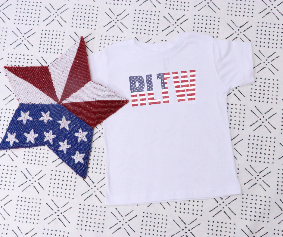 Children's American Flag RLTW Tee