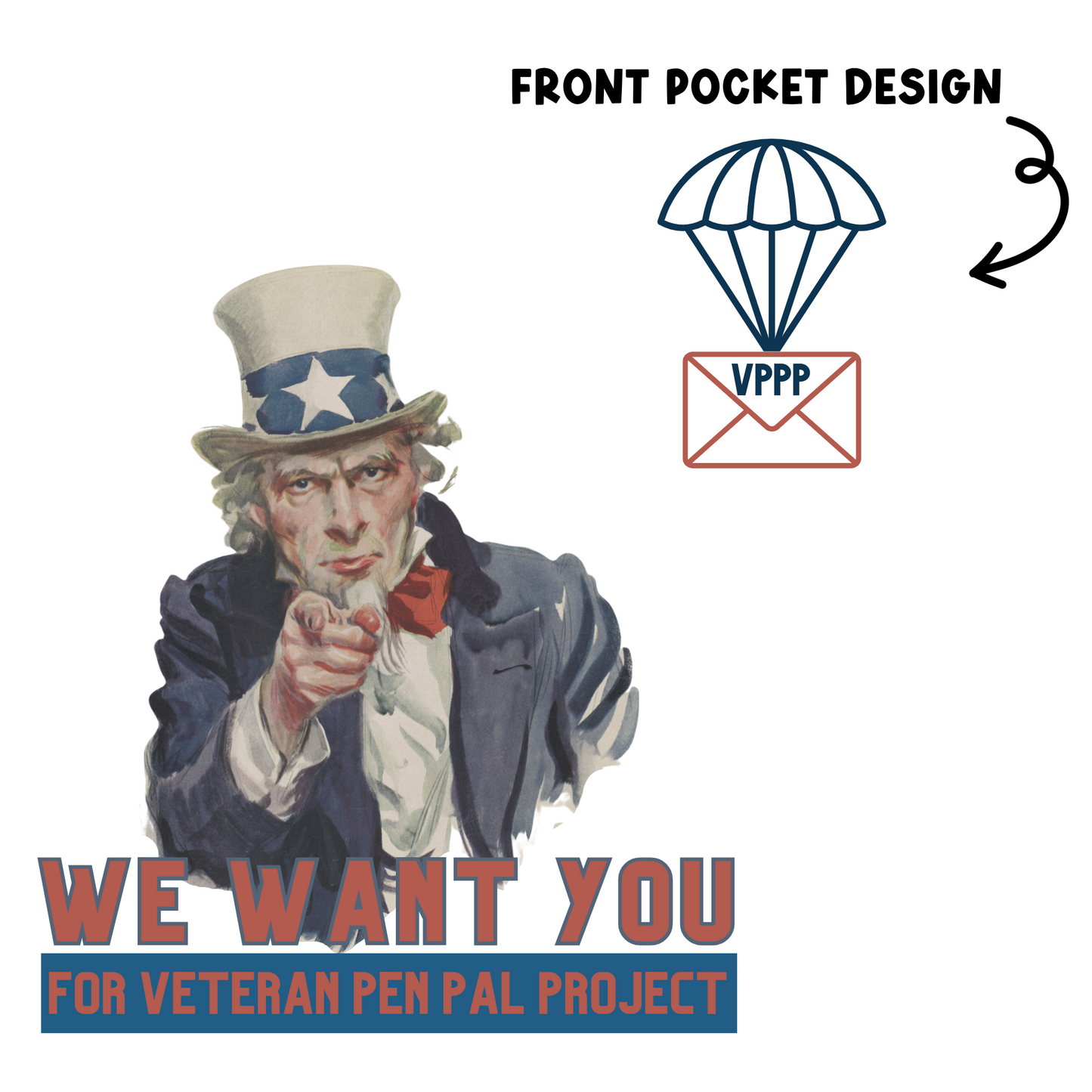 Veteran Pen Pal Project Enlistment Poster