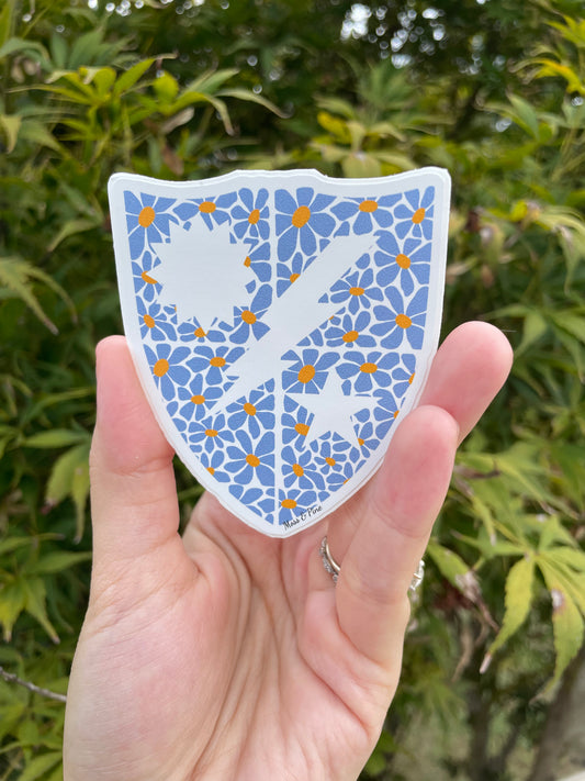 Perriwinkle Ranger Shield Sticker