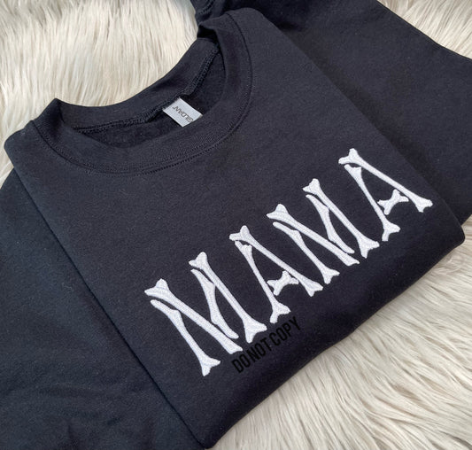 Mama Bones 3D Embroidered -WS