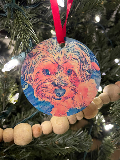 Custom Family Pet Memorial Ornament