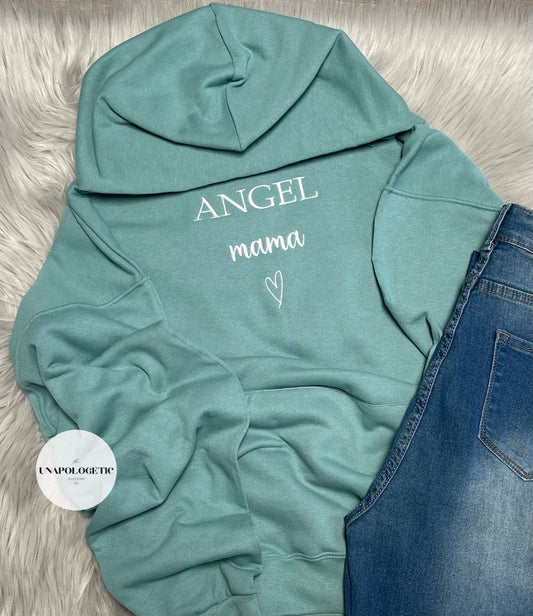 Angel Mama Embroidered Hoodie - WS