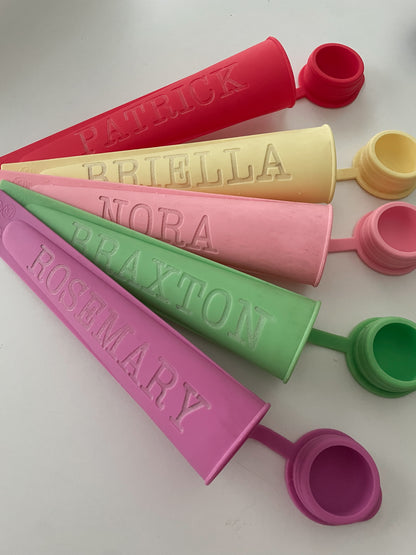 Personalized Silicone Popsicle Holders