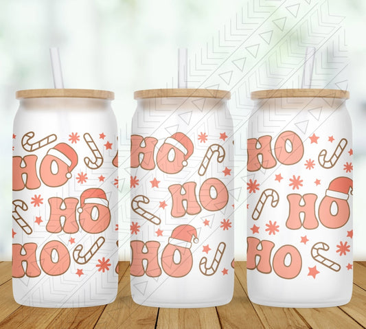 Ho Candy Canes Glass Can