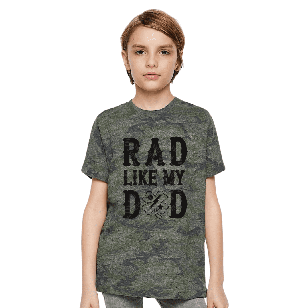 Rad Like My Dad Camo Tee